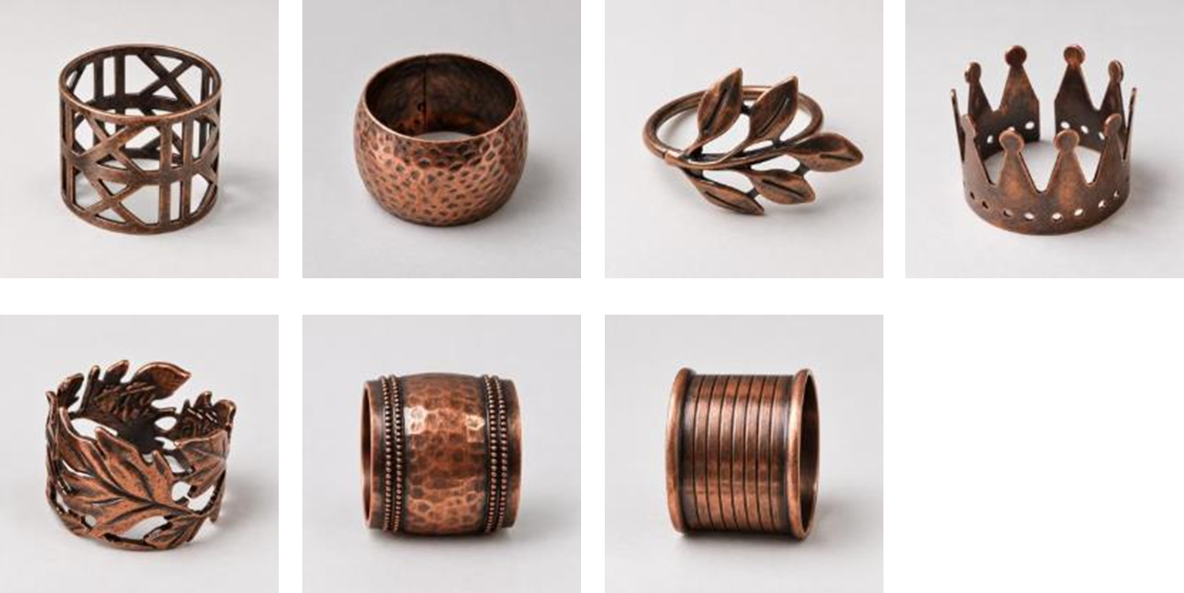 530-536-MD napkin rings