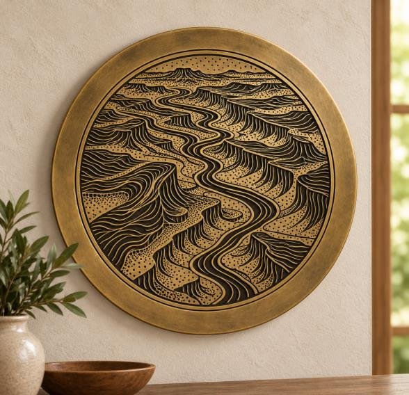 Wholesale Decorative Metal Wall Art, article MD-WD-4136